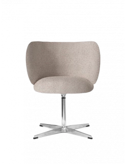 Ferm LIVING Rico Dining Swivel | Confetti Bouclé/light Grey
