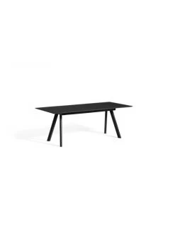 Hay CPH 30 Extendable Table L 200 Cm | Water-based Lacquered Oak/black Linoleum