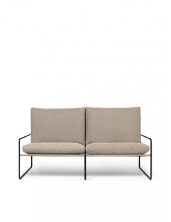 Ferm LIVING Desert 2-Seater Dolce | Black/dark Sand