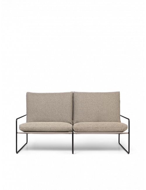 Ferm LIVING Desert 2-Seater Dolce | Black/dark Sand 1 Ferm LIVING Desert 2-Seater Dolce | Black/dark Sand