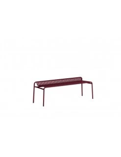 Week-end Garden Bench Without Back | Burgundy