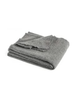 Hay Plaid Mono Blanket 100% Wol | Steel Grey