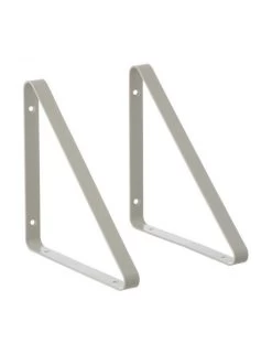 Ferm LIVING Shelf Hangers (set Of 2) - Light Grey