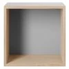 Muuto Mini Stacked 2.0 Storage System - Medium/Oak/Light Grey