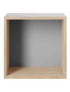 Muuto Mini Stacked 2.0 Storage System - Medium/Oak/Light Grey